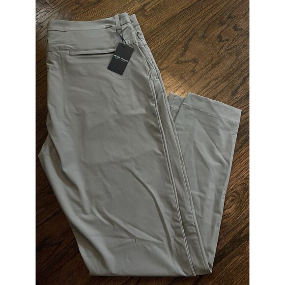 NWT Peter Millar Blade Performance Ankle Sport Pants Gale Grey Mens 38x32 $185 - Picture 1 of 8